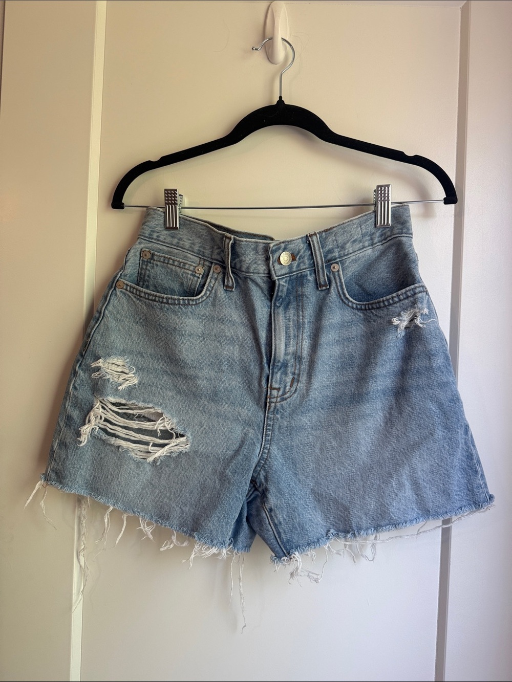 Madewell The Mom Jean Short